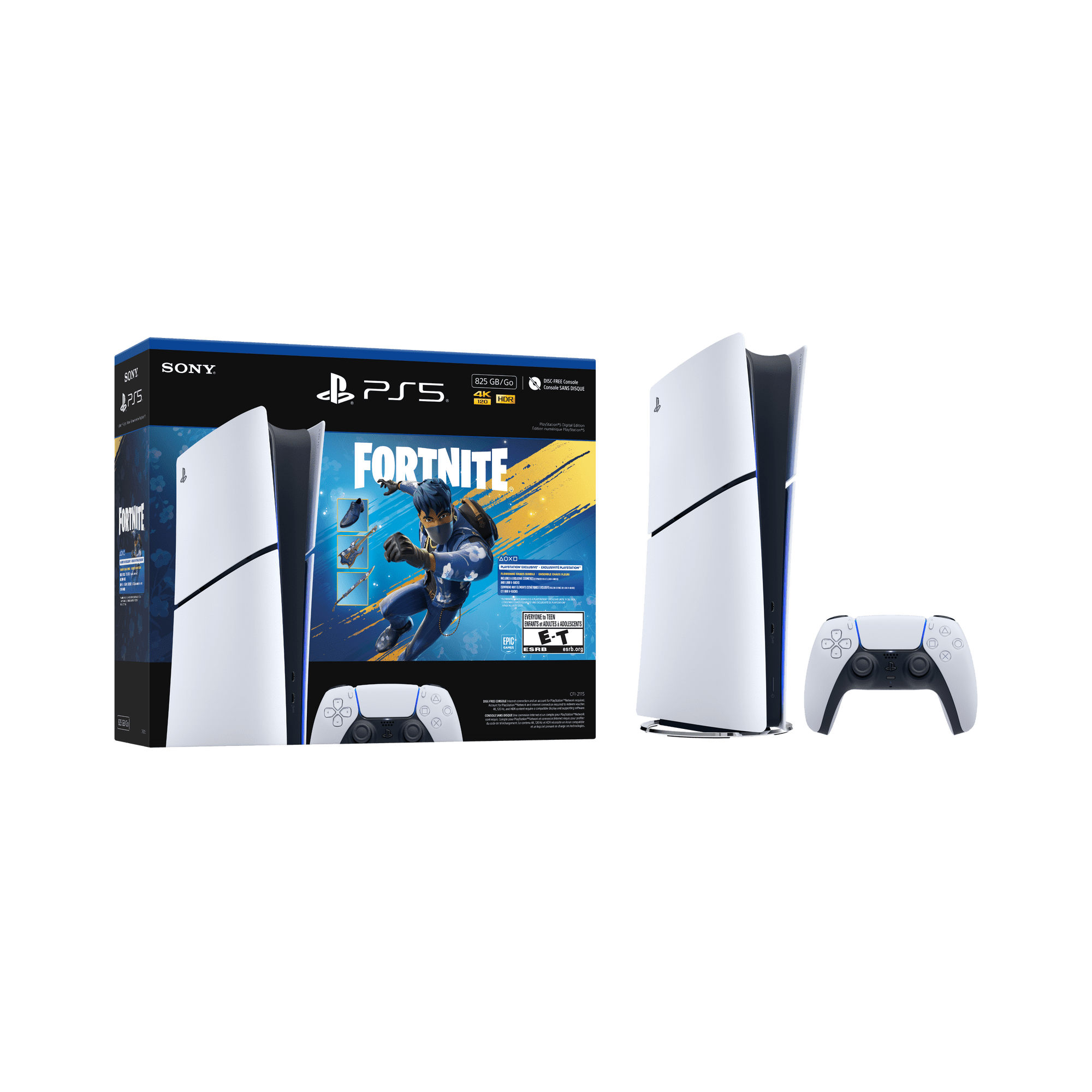 PlayStation 5 Digital Edition — Fortnite Flowering Chaos Bundle